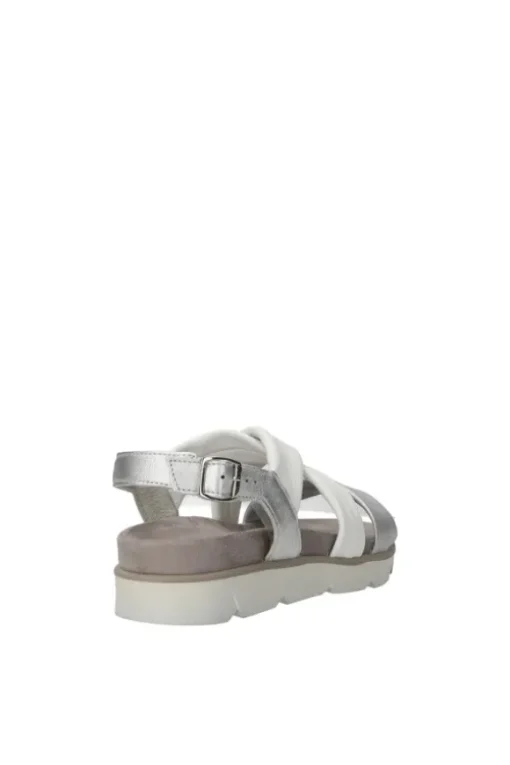 Igi e co Sandalo zeppa 56710 Argento