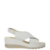 Igi e co Sandalo zeppa 56673 Bianco