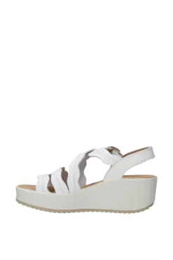 Igi e co Sandalo zeppa 56685 Bianco