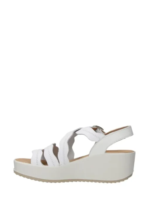 Igi e co Sandalo zeppa 56685 Bianco