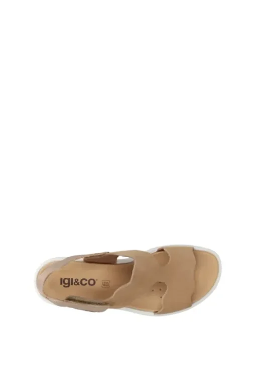 Igi e co Sandalo zeppa 76754 Castoro
