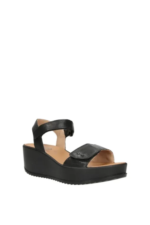 Igi e co Sandalo zeppa 56687 Nero