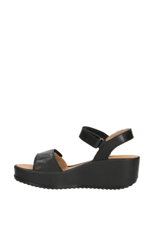 Igi e co Sandalo zeppa 56687 Nero