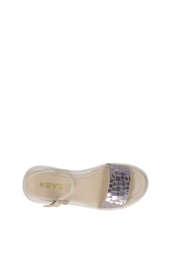 Keys Sandalo zeppa K9702 Beige
