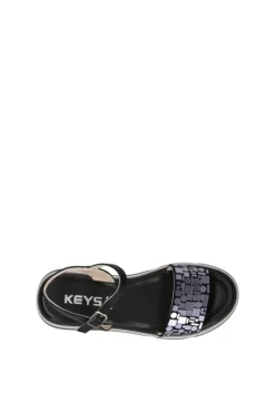 Keys Sandalo zeppa K9702 Black