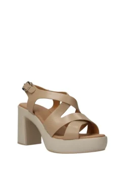 Kiss e shock Sandalo tacco 73231 Beige