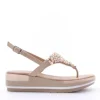 Kiss e shock Sandalo zeppa 81259 Beige