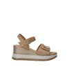 Kiss e shock Sandalo zeppa 21407 Beige