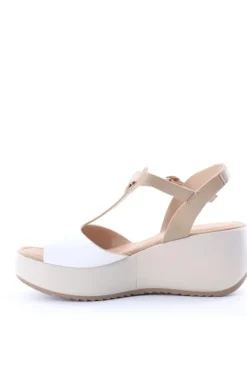 Kiss e shock Sandalo zeppa 13265 Bia/beige