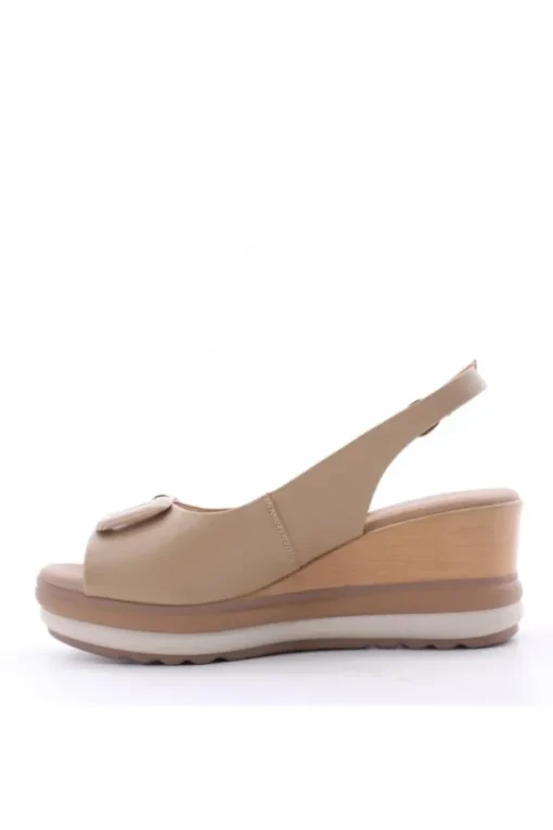 Kiss e shock Sandalo zeppa 20266 Beige