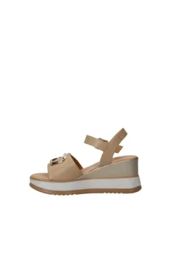 Kiss e shock Sandalo zeppa 21407 Beige