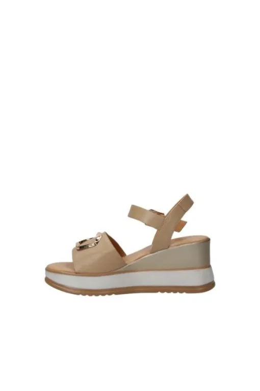 Kiss e shock Sandalo zeppa 21407 Beige