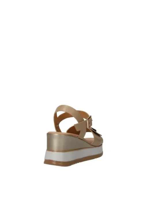 Kiss e shock Sandalo zeppa 21407 Beige