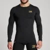 Leone T-shirt manica lunga Abx708 Nero