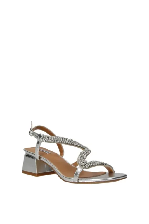 Mariella Burani Sandalo tacco 50331 Silver