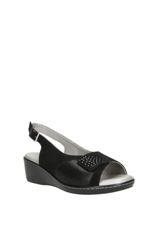 Nanook Sandalo zeppa 21237 Black