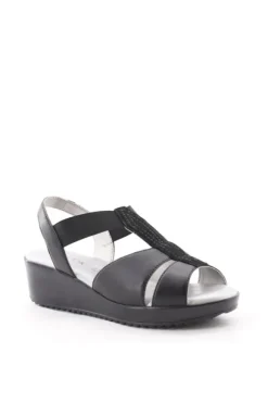 Nanook Sandalo zeppa 12499 Black