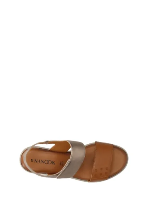 Nanook Sandalo zeppa 22907 Cuoio