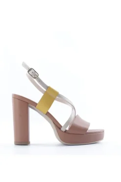 NeroGiardini Sandalo tacco 07542d Cognac