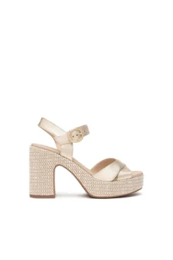 NeroGiardini Sandalo tacco 13631d Sand