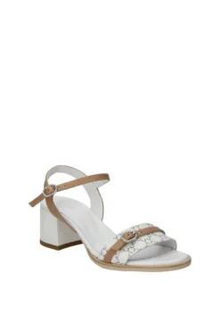 NeroGiardini Sandalo tacco 10430d Bianco/gri