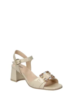 NeroGiardini Sandalo tacco 10242d Latte