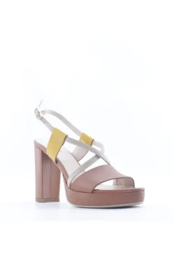 NeroGiardini Sandalo tacco 07542d Cognac