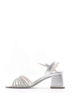 NeroGiardini Sandalo tacco 07320de Argento