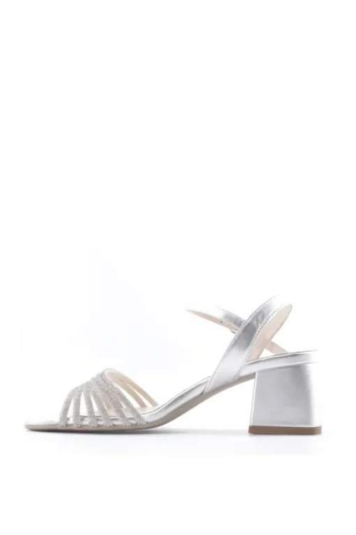 NeroGiardini Sandalo tacco 07320de Argento