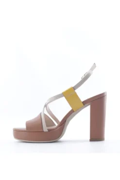 NeroGiardini Sandalo tacco 07542d Cognac