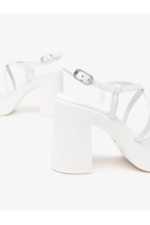 NeroGiardini Sandalo tacco 13660d Bianco