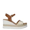 NeroGiardini Sandalo zeppa 10561d Miele