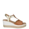 NeroGiardini Sandalo zeppa 07712d Cognac