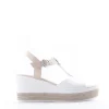 NeroGiardini Sandalo zeppa 07712d Bianco