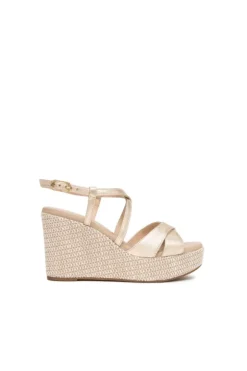 NeroGiardini Sandalo zeppa 13571d Sand