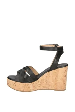 NeroGiardini Sandalo zeppa 10610d Nero