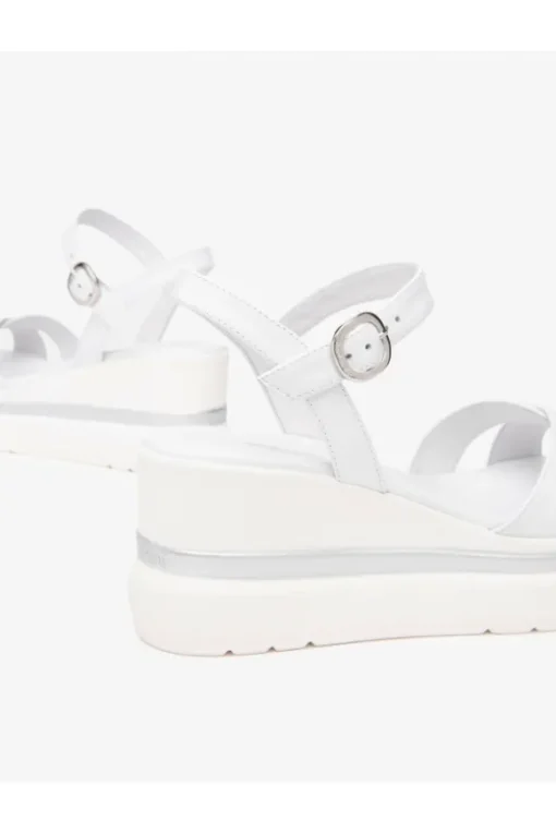 NeroGiardini Sandalo zeppa 13510d Bianco