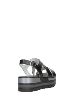 NeroGiardini Sandalo zeppa 10730d Nero