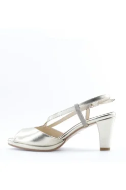 Pharma shoes Sandalo tacco 42391 Platino