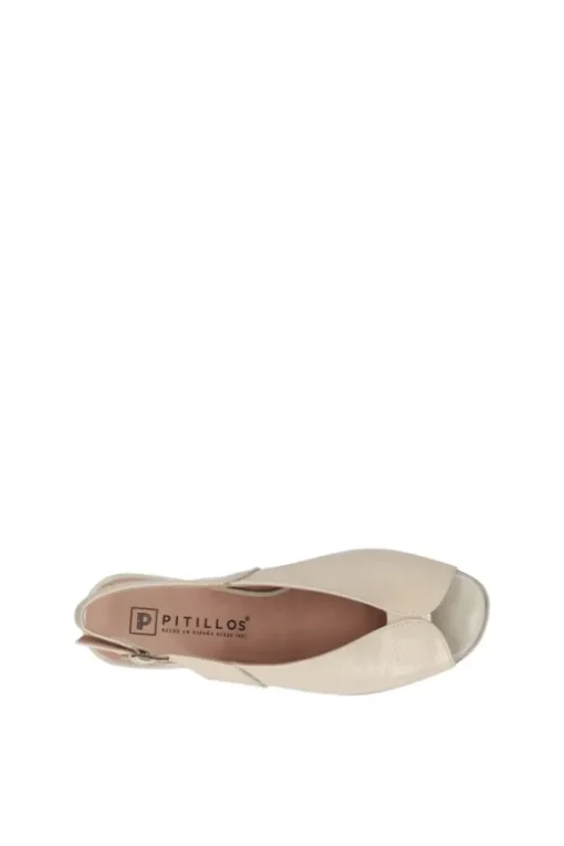 Pitillos Sandalo tacco 10536 Crema