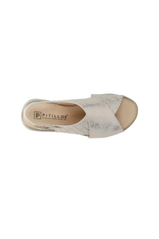 Pitillos Sandalo zeppa 2842 Oro