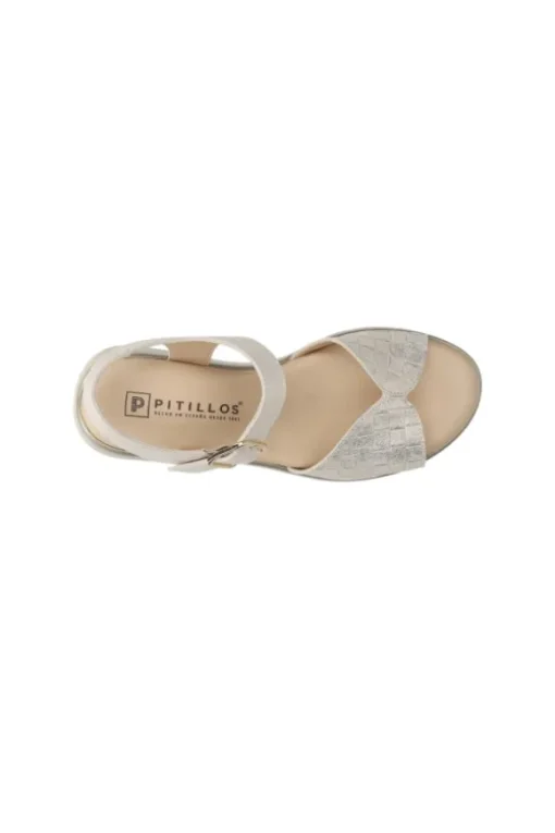 Pitillos Sandalo zeppa 2841 Oro