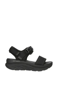 Skechers Sandalo zeppa 119824 Black