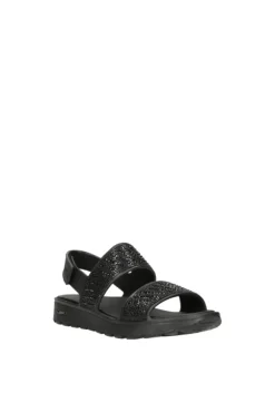 Skechers Sandalo zeppa 111531 Black