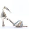 Sophie Blanc Sandalo tacco 32756 Platino