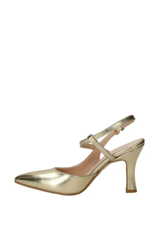 Sophie Blanc Sandalo tacco 29689 Platino