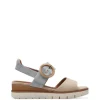Tamaris Sandalo basso 28206 Ivory comb