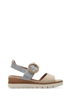Tamaris Sandalo basso 28206 Ivory comb