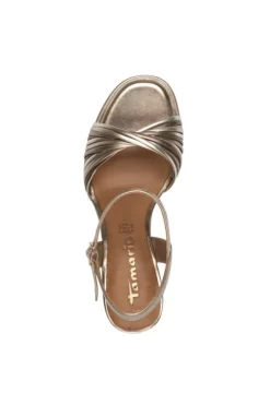 Tamaris Sandalo tacco 28324 Bronce com