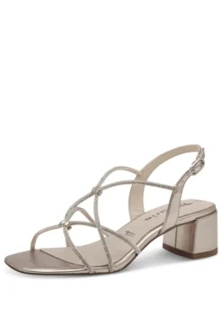 Tamaris Sandalo tacco 28236 Ltgold